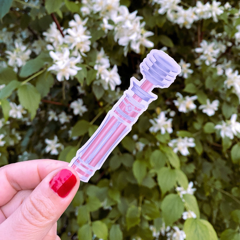 Leia’s lightsaber sticker