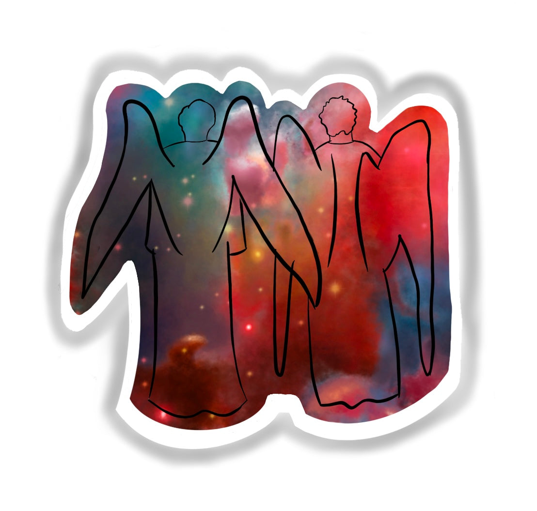 in the beginning sticker