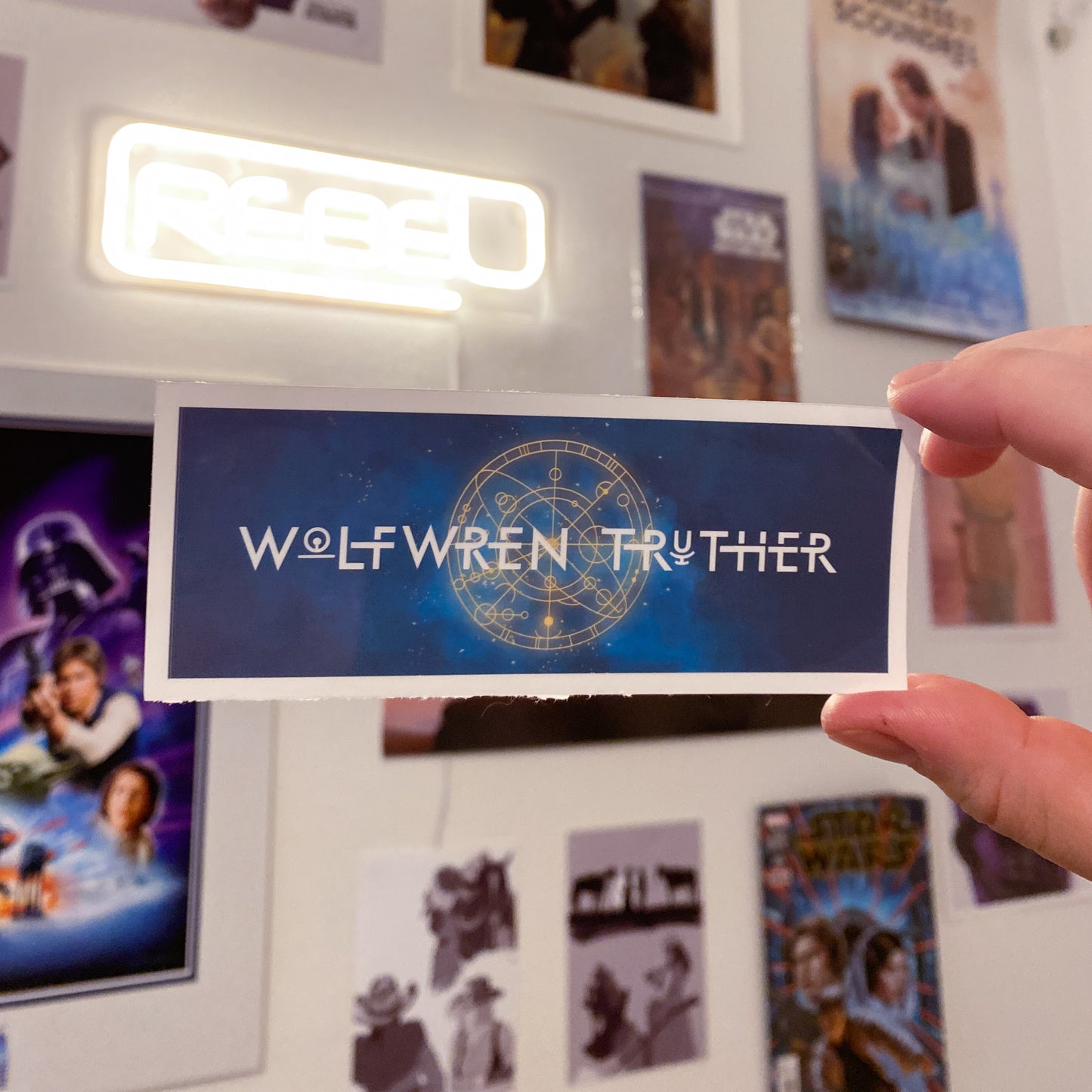 wolfwren truther sticker