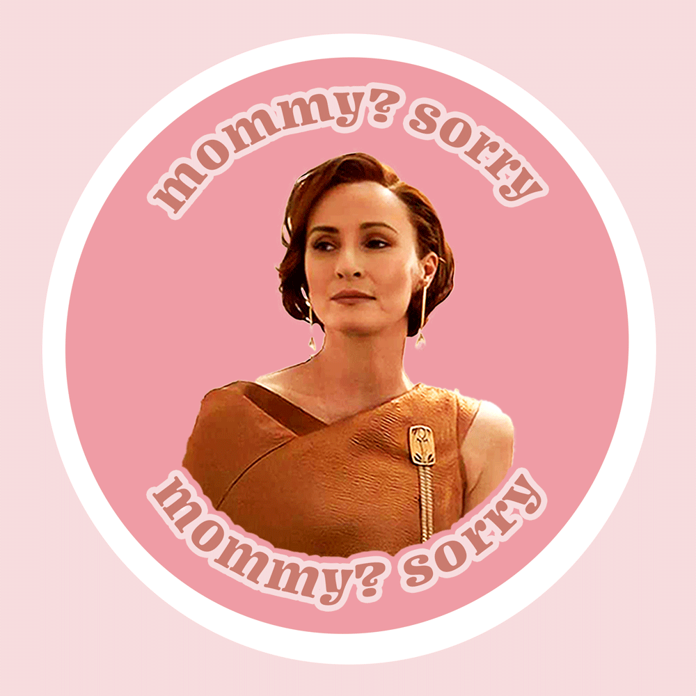 Mon Mothmommy sticker
