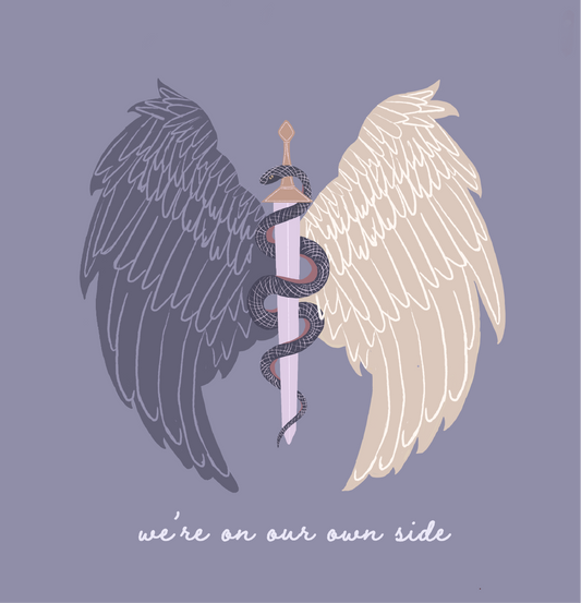 on our own side print