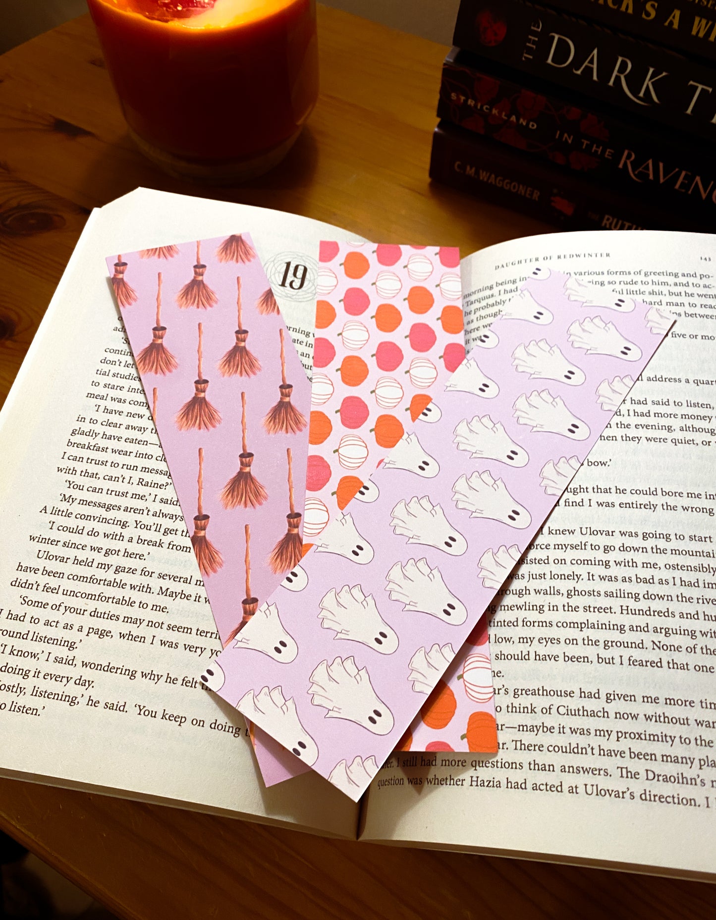 Ride a witch bookmark